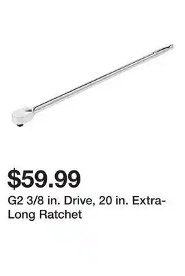 Harbor Freight Tools G2 3/8 in. Drive, 20 in. Extra-Long Ratchet offer
