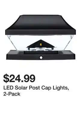 Harbor Freight Tools LED Solar Post Cap Lights, 2-Pack offer