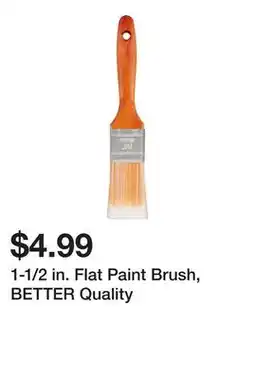 Harbor Freight Tools 1-1/2 in. Flat Paint Brush, BETTER Quality offer