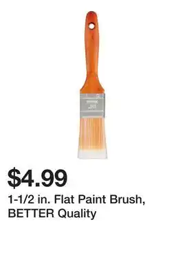 Harbor Freight Tools 1-1/2 in. Flat Paint Brush, BETTER Quality offer