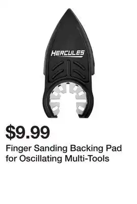 Harbor Freight Tools Finger Sanding Backing Pad for Oscillating Multi-Tools offer