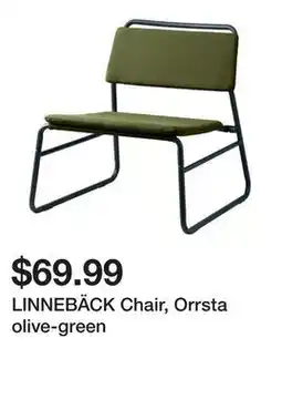 Ikea LINNEBÄCK Chair, Orrsta olive-green offer