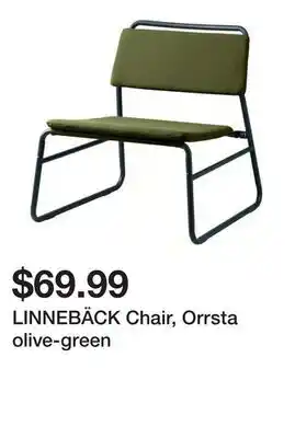 Ikea LINNEBÄCK Chair, Orrsta olive-green offer