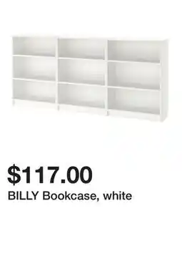 Ikea BILLY Bookcase, white offer