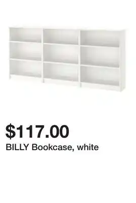 Ikea BILLY Bookcase, white offer