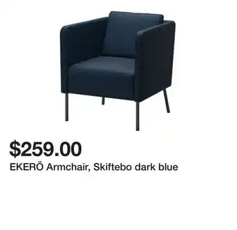 Ikea EKERÖ Armchair, Skiftebo dark blue offer