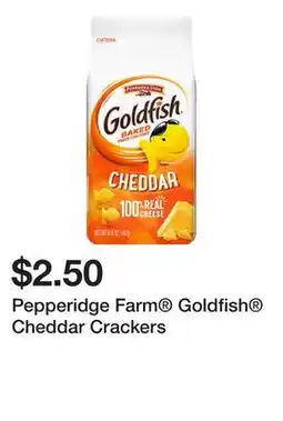 Wegmans Pepperidge Farm Goldfish Cheddar Crackers offer