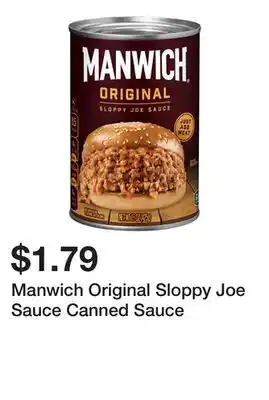 Wegmans Manwich Original Sloppy Joe Sauce Canned Sauce offer