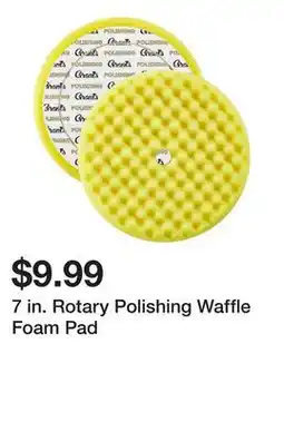Harbor Freight Tools 7 in. Rotary Polishing Waffle Foam Pad offer