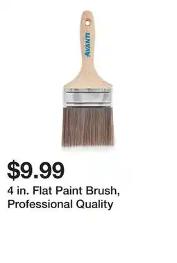 Harbor Freight Tools 4 in. Flat Paint Brush, Professional Quality offer