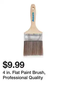 Harbor Freight Tools 4 in. Flat Paint Brush, Professional Quality offer