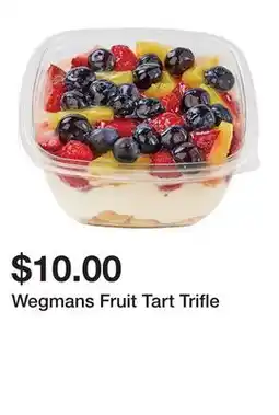 Wegmans Wegmans Fruit Tart Trifle offer