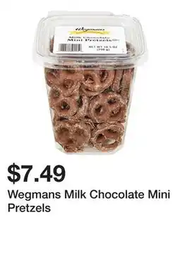 Wegmans Wegmans Milk Chocolate Mini Pretzels offer