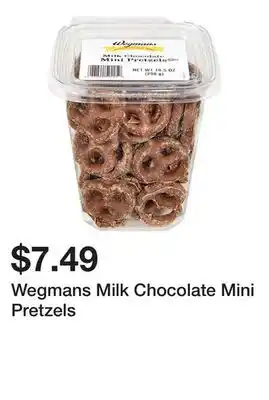 Wegmans Wegmans Milk Chocolate Mini Pretzels offer