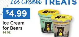 Heinen's Ice Cream for Bears offer