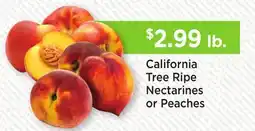 Heinen's California Tree Ripe Nectarines or Peaches offer