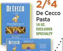 Heinen's De Cecco Pasta offer
