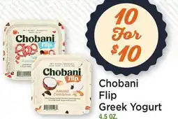 Heinen's Chobani Flip Greek Yogurt offer