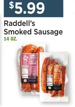Heinen's Raddell's Smoked Sausage offer