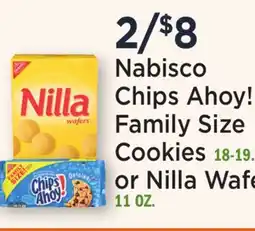 Heinen's Nabisco Chips Ahoy! Family Size Cookies 18-19.5 OZ. or Nilla Wafers 11 OZ offer