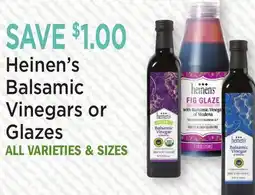 Heinen's Heinen's Balsamic Vinegars or Glazes offer