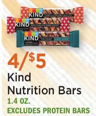 Heinen's Kind Nutrition Bars offer