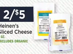 Heinen's Heinen's Sliced Cheese offer