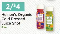 Heinen's Heinen's Organic Cold Pressed Juice Shot offer