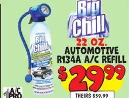 Ollie's 22 OZ. AUTOMOTIVE R134A A/C REFILL offer