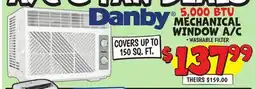 Ollie's 5, 000 BTU MECHANICAL WINDOW A/C offer
