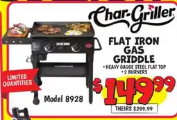 Ollie's Model 8928 FLAT IRON GAS GRIDDLE offer