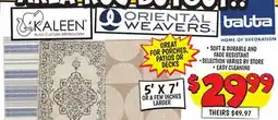 Ollie's HUGE INDOOR/OUTDOOR AREA RUG BUYOUT!! offer