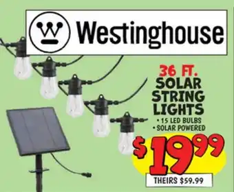 Ollie's SOLAR STRING LIGHTS offer
