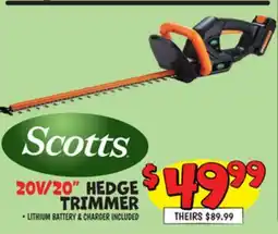 Ollie's 20V/20 HEDGE TRIMMER offer