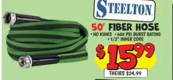 Ollie's 50' FIBER HOSE offer
