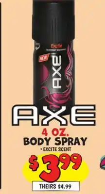 Ollie's 4 OZ. BODY SPRAY offer