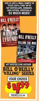 Ollie's BILL O'REILLY KILLING SERIES offer