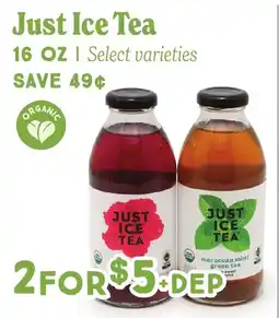 Market of Choice Just ice tea offer