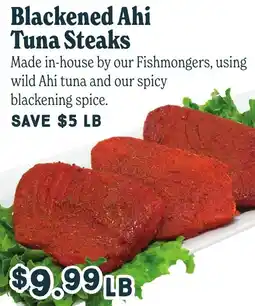 Market of Choice Blackened ahi tuna steaks offer