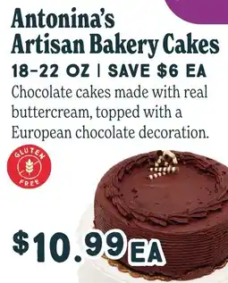 Market of Choice Antonina's artisan bakery cakes offer