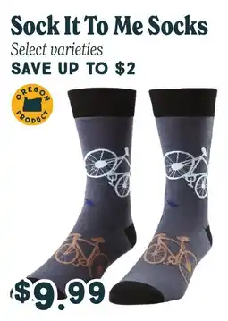 Market of Choice Sock it to me socks offer