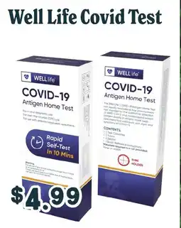 Market of Choice Well life covid test offer