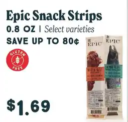 Market of Choice Epic snack strips offer