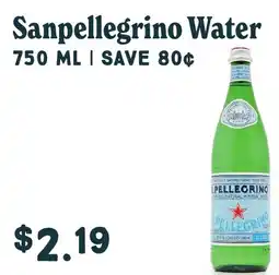 Market of Choice Sanpellegrino water offer