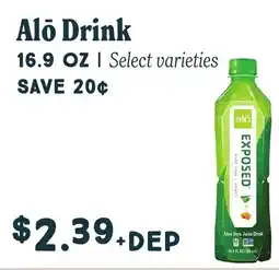 Market of Choice Alō drink offer