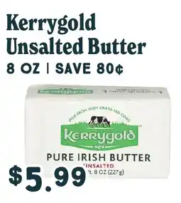 Market of Choice Kerrygold unsalted butter offer