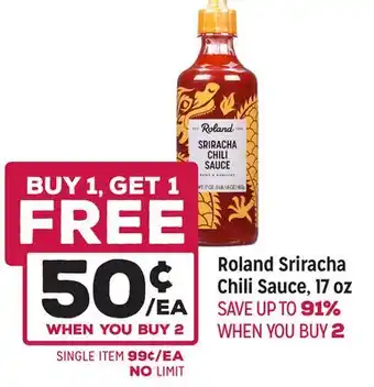 Grocery Outlet Roland Sriracha Chili Sauce 17 oz offer