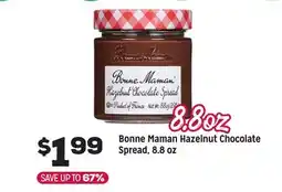 Grocery Outlet Bonne Maman Hazelnut Chocolate Spread offer