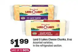 Grocery Outlet Land O Lakes Cheese Chunks, 8 oz offer