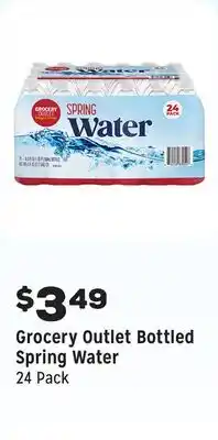 Grocery Outlet Bottled Spring Water offer